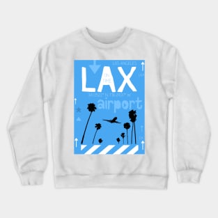 LAX airport 281222Xa Crewneck Sweatshirt